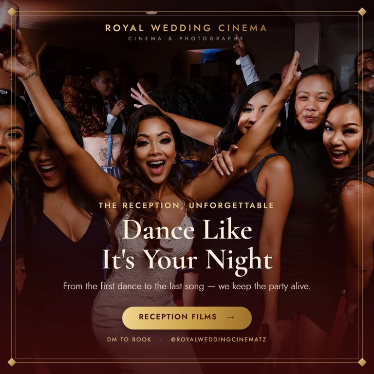 Wedding guests celebrating reception SuperDome Masaki Dar es Salaam Royal Wedding Cinema photography
