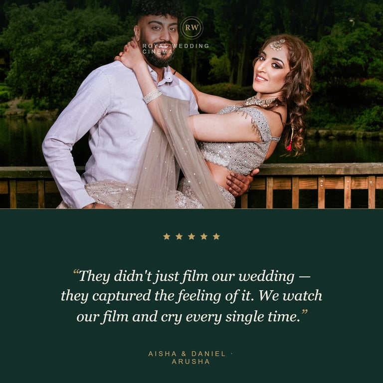 Groom carrying bride in romantic pose on wooden deck over water — luxury Zanzibar wedding photography testimonial by Royal Wedding Cinema Tanzania